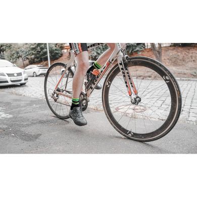 Носки водонепроникні Dexshell Pro visibility Cycling, р-р XL (47-49), з зеленою смугою