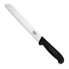 Нож бытовой, кухонный Victorinox Fibrox (лезвие: 210мм), черный 5.2533.21