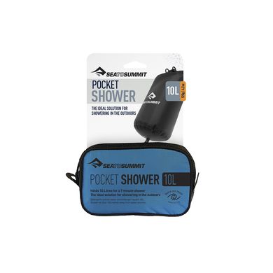 Душ переносний Sea To Summit - Pocket Shower Black, 10 л (STS APSHOWER)