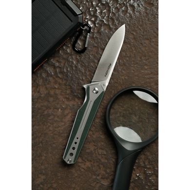 Нож складной Roxon K1 лезвие D2, зеленый