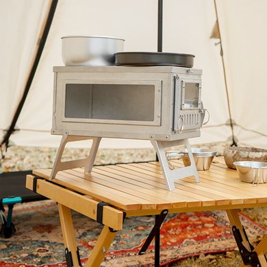 Піч дров'яна 3F UL GEAR Wood stove Square SW-304S steel 697091908251