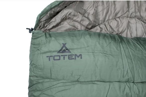 Спальний мішок Totem Fisherman XXL ковдра з капюш лівий olive 190+30/90 UTTS-013