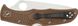 Ніж складний Spyderco Endura 4 FRN Flat Ground коричневий (C10FPBN)