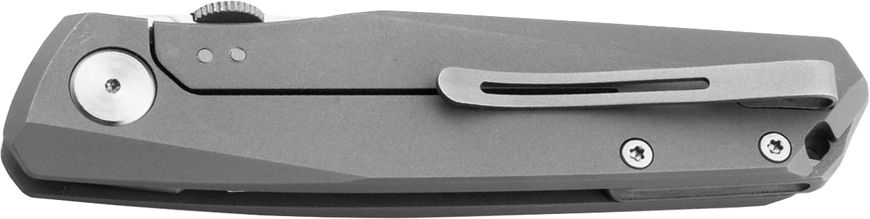 Нож Boker Plus Connector Titan, сталь - CPM-S35VN, рукоять - титан, длина клинка - 75 мм, длина общая - 177 мм, клипса, чехол