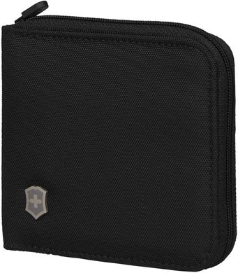 Портмоне Victorinox Travel Accessories 5.0 на блискавці з RFID захистом Чорн. (11x10x1)