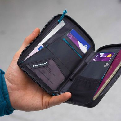 Кошелек Lifeventure Recycled RFID Mini Travel Wallet, raspberry (68765)