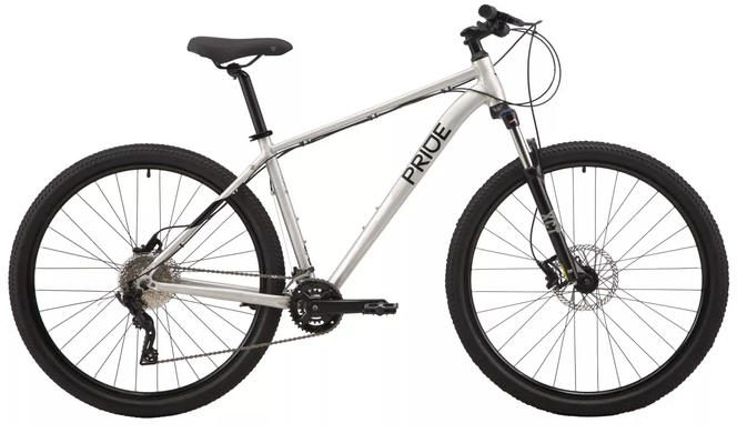 Велосипед 29" Pride MARVEL 9.3 рама - L 2023 сірий (гальма SRAM, задній перемикач та монетка - MICROSHIFT)