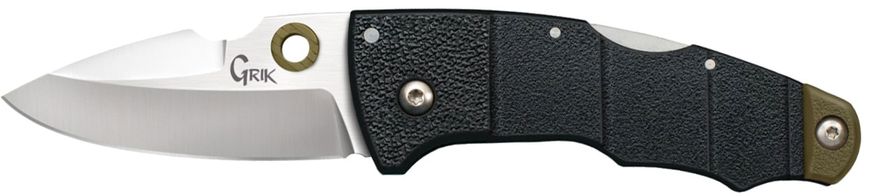 Нож Cold Steel Grik, сталь - AUS 8A, рукоятка - GFN, обычная режущая кромка, 2-хсторонняя клипса, длина клинка - 76 мм, длина общая - 175 мм