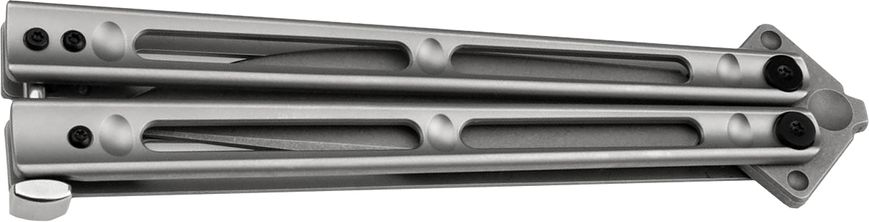 Ніж Boker Plus Papillon, сталь - D2, руків’я - нержавіюча сталь, довжина клинка - 116 мм, довжина загальна - 259 мм, чохол