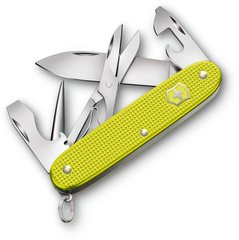 Складной нож Victorinox PIONEER X Electric Yellow 93мм/3сл/9функ/рифл.желт /кернер/ножн (Lim.Ed. 2023) Vx08231.L23