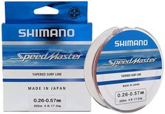 Шоклідер Shimano Speedmaster Tapered Surf Line 220m 0.23-0.57mm 3.6-17.0kg