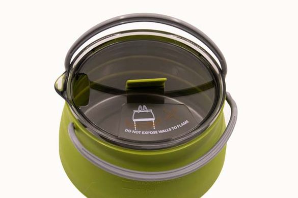 Чайник Tramp силиконовый с металическим дном 1л терракотовый TRC-125-olive
