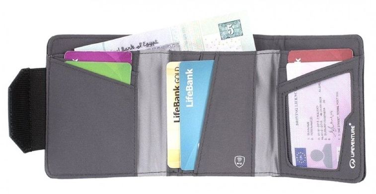 Кошелек Lifeventure Recycled RFID Wallet, olive (68733)