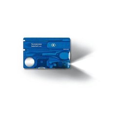 Набор Victorinox Swisscard Lite (82х54х4мм, 13 функций), синий прозр. 0.7322.Т2