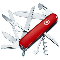 Нож складной, мультитул Victorinox Huntsman (91мм,15 функций), красный 1.3713