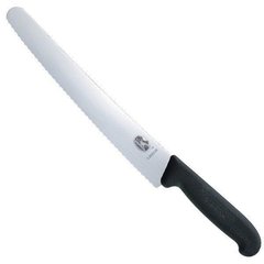 Нож бытовой, кухонный Victorinox Fibrox (лезвие: 260мм), черный 5.2933.26