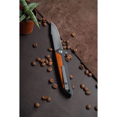 Нож складной Roxon K3 лезвие 12C27, коричневый