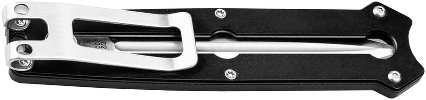 Ніж Boker Plus Slike, сталь - D2, руків’я - G-10, довжина клинка - 76 мм, довжина загальна - 178 мм, кліпса, чохол