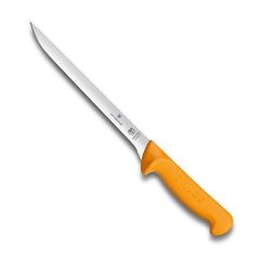 Нож бытовой, кухонный Victorinox Swibo Fish Filleting Flex (лезвие: 200мм), желтый 5.8450.20