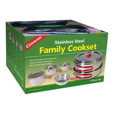 Набір туристичного посуду Coghlans Stainless Steel Cook Set