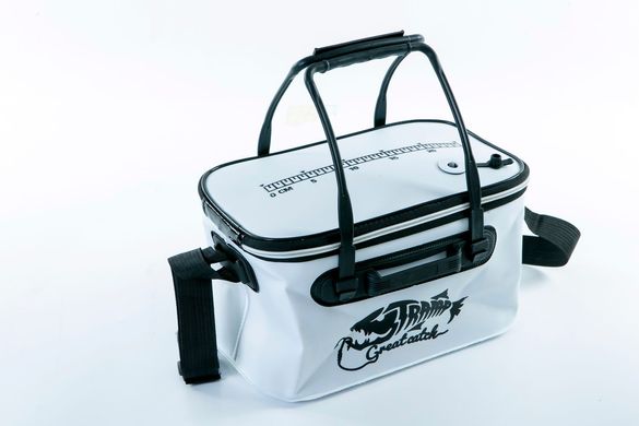 Сумка рибальска Fishing bag EVA. White-S