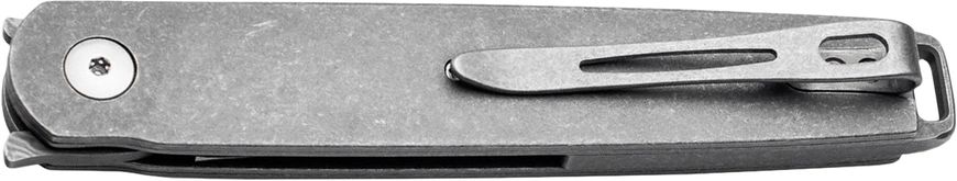 Ніж Boker Plus LRF Damascus, сталь - дамаська, руків’я - титан, довжина клинка - 86 мм, довжина загальна - 180 мм, кліпса, звичайна різальна кромка