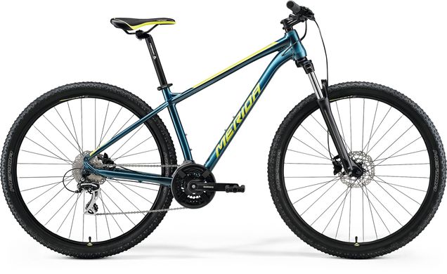 Велосипед Merida BIG.SEVEN 20-2X, M (17), TEAL-BLUE(LIME)