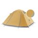 Палатка трехместная Naturehike P-Series NH18Z033-P 210T/65D, желтая