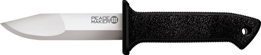 Нож Cold Steel Peace Maker III, сталь - 4116 Krupp, рукоятка - полипропилен, пластиковые ножны, длина клинка - 106 мм, длина общая - 216 мм