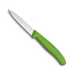 Нож бытовой, кухонный Victorinox Swissclassic (лезвие: 80мм), зеленый 6.7606.L114