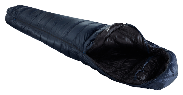 Спальний мішок Nordisk Passion Five Medium (-2/-7°C), 175 см - Left Zip, mood indigo/black (87221)