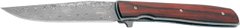 Нож Boker Plus Urban Trapper Damascus, сталь - дамасская, рукоятка - cocobolo, длина клинка - 88 мм, длина общая - 196 мм, клипса, обычная режущая кромка