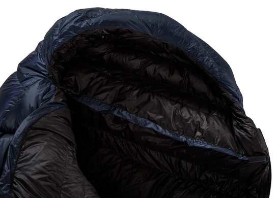 Спальний мішок Nordisk Passion Five X Large (-2/-7°C), 205 см - Left Zip, mood indigo/black (87241)