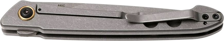 Ніж Boker Plus Urban Spillo Flipjoint, сталь - 440C, руків’я - нержавіюча сталь, довжина клинка - 76 мм, довжина загальна - 177 мм