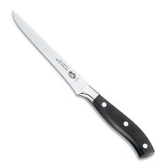 Нож бытовой, кухонный Victorinox Forged Boning Grand Maitre (GB) (лезвие: 150мм), черный 7.7303.15G