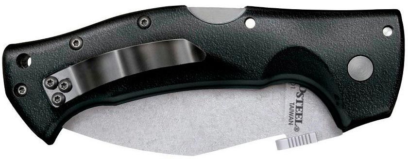 Нож Cold Steel Rajah III, сталь - AUS10A, рукоятка - Griv-Ex, обычная режущая кромка, клипса, длина клинка - 88,9 мм, длина общая - 212,7 мм