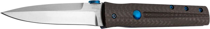 Ніж Boker Plus IcePick Dagger, сталь - VG-10, руків’я - вуглецеве волокно, довжина клинка - 182 мм, довжина загальна - 82 мм, кліпса, звичайна різальна кромка