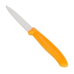 Нож бытовой, кухонный Victorinox Swissclassic (лезвие: 80мм), оранжевый 6.7606.L119