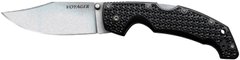 Нож Cold Steel Voyager Large Clip Point черный, сталь - AUS10A, рукоятка - Griv-Ex, обычная режущая кромка, клипса, длина клинка - 101,6 мм, длина общая - 234,95 мм