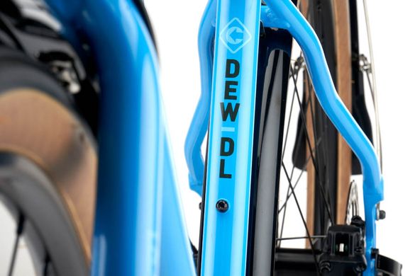 Велосипед Kona Dew Deluxe 2022 (Gloss Azure Blue, M)