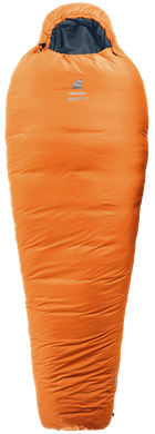 Спальный мешок Deuter Orbit -5° L цвет 9314 mandarine-ink левый