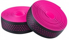 Обмотка керма Merida Bartape / Soft P Black w / Pink dots 2100mm, 30mm Shock absorption material, incl. end-plugs