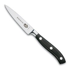 Нож бытовой, кухонный Victorinox Forged Carving Grand Maitre (GB) (лезвие: 100мм), черный 7.7203.10G