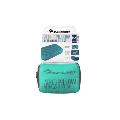 Подушка надувная Sea To Summit - Aeros Ultralight Pillow Deluxe Grey, 14 х 56 х 36 см (STS APILULDLXGY)