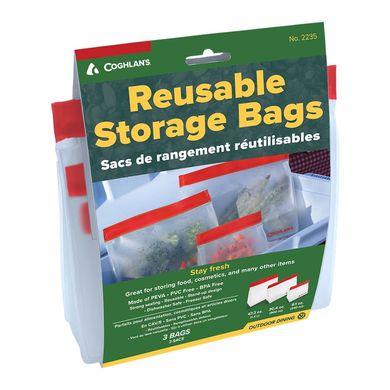 Набір чохлів для зберігання продуктів Coghlans Reusable Storage Bags
