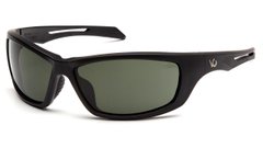 Захисні окуляри Venture Gear Tactical Howitzer Black (forest gray) Anti-Fog, чорно-зелені в чорній оправі