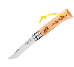 Нож Opinel 8 VRI inox (002396) Tour de France 2020 Engraved