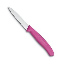 Нож бытовой, кухонный Victorinox Swissclassic (лезвие: 80мм), розовый 6.7636.L115