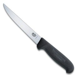 Нож бытовой, кухонный Victorinox Fibrox Boning (лезвие: 150мм), черный 5.6003.15