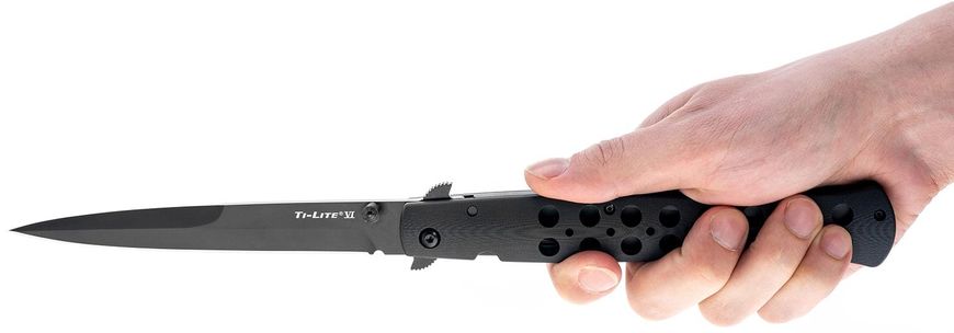 Нож Cold Steel Ti-Lite 6" сталь - S35VN, материал рукояти - G10, общая длина - 330 мм, длина клинка - 152